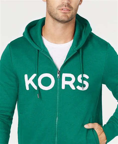 michael kors hoodie mens|michael kors fleece hoodie.